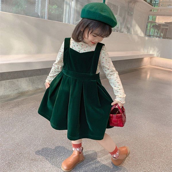 Baby Clothing Line - Girls Suspender Dress 2025 Spring Autumn