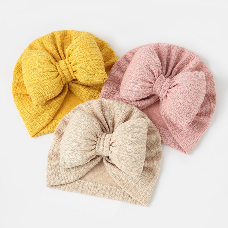 Cute Bowknot Baby Turban Hat S - Baby Hat Beanie recensione e prezzo