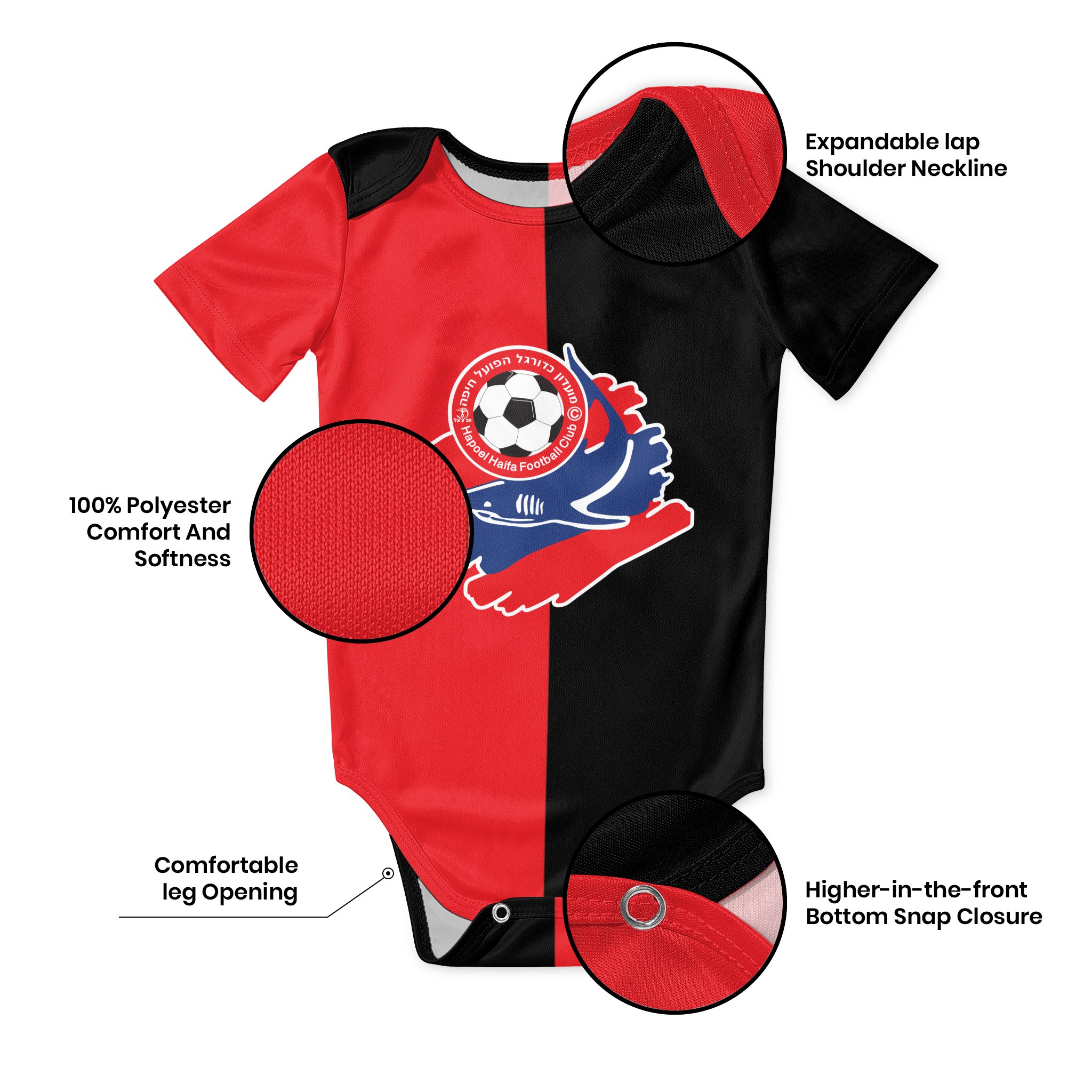 Hapoel Haifa Baby Bodysuit Uni - Baby Clothing Onesies recensione e prezzo