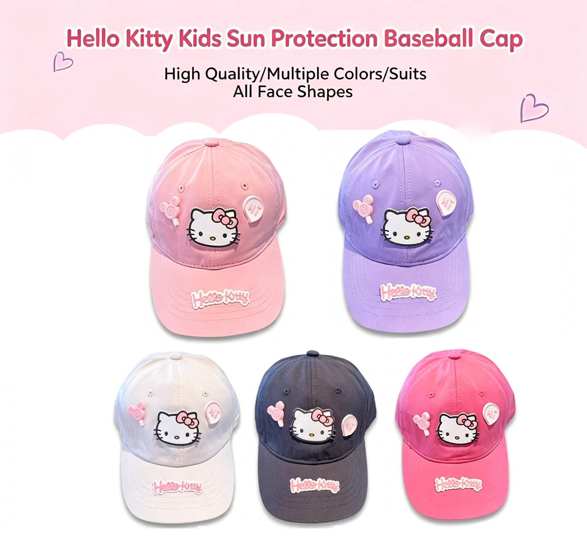 Hello Kitty Baseball Cap for T - Sun Hat Wide Brim recensione e prezzo