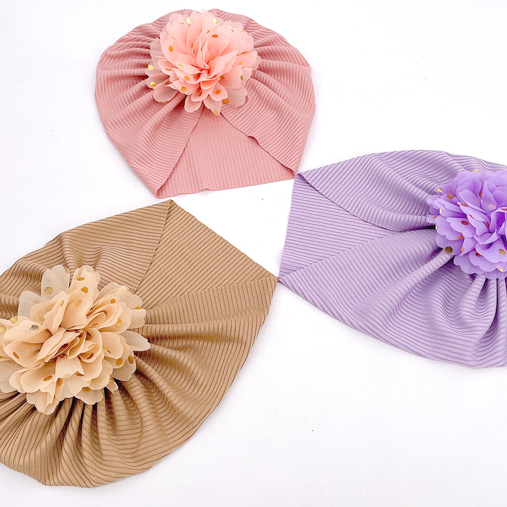Baby Girl Turban Hat Ribbed 3D - Baby Hat Beanie recensione e prezzo