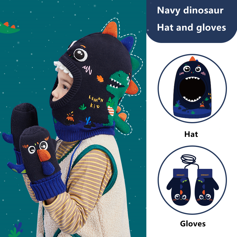 Kids Hat Scarf Gloves Set 3D D - Baby Hat Beanie recensione e prezzo