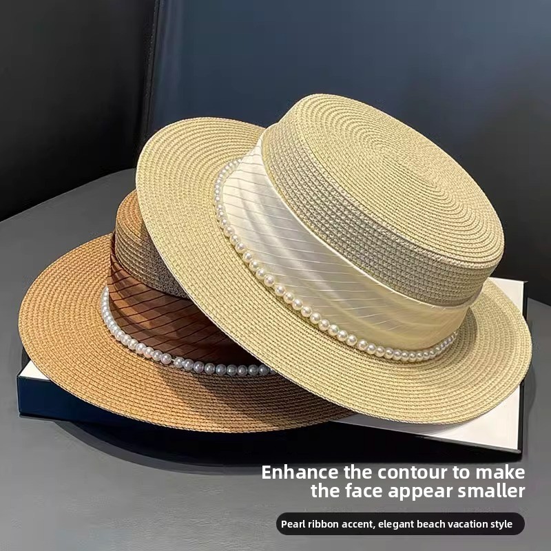 2025 New Style Hat Retro Flat  - Sun Hat Wide Brim recensione e prezzo