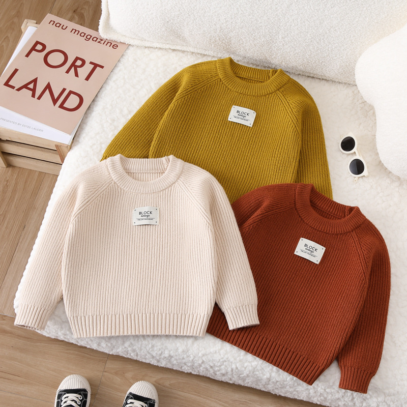 Children's Autumn Sweaters Boy - Baby Clothing Jumpers recensione e prezzo
