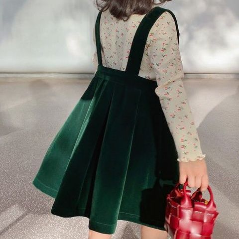 Girls Suspender Dress 2025 Spr - Baby Clothing Line recensione e prezzo