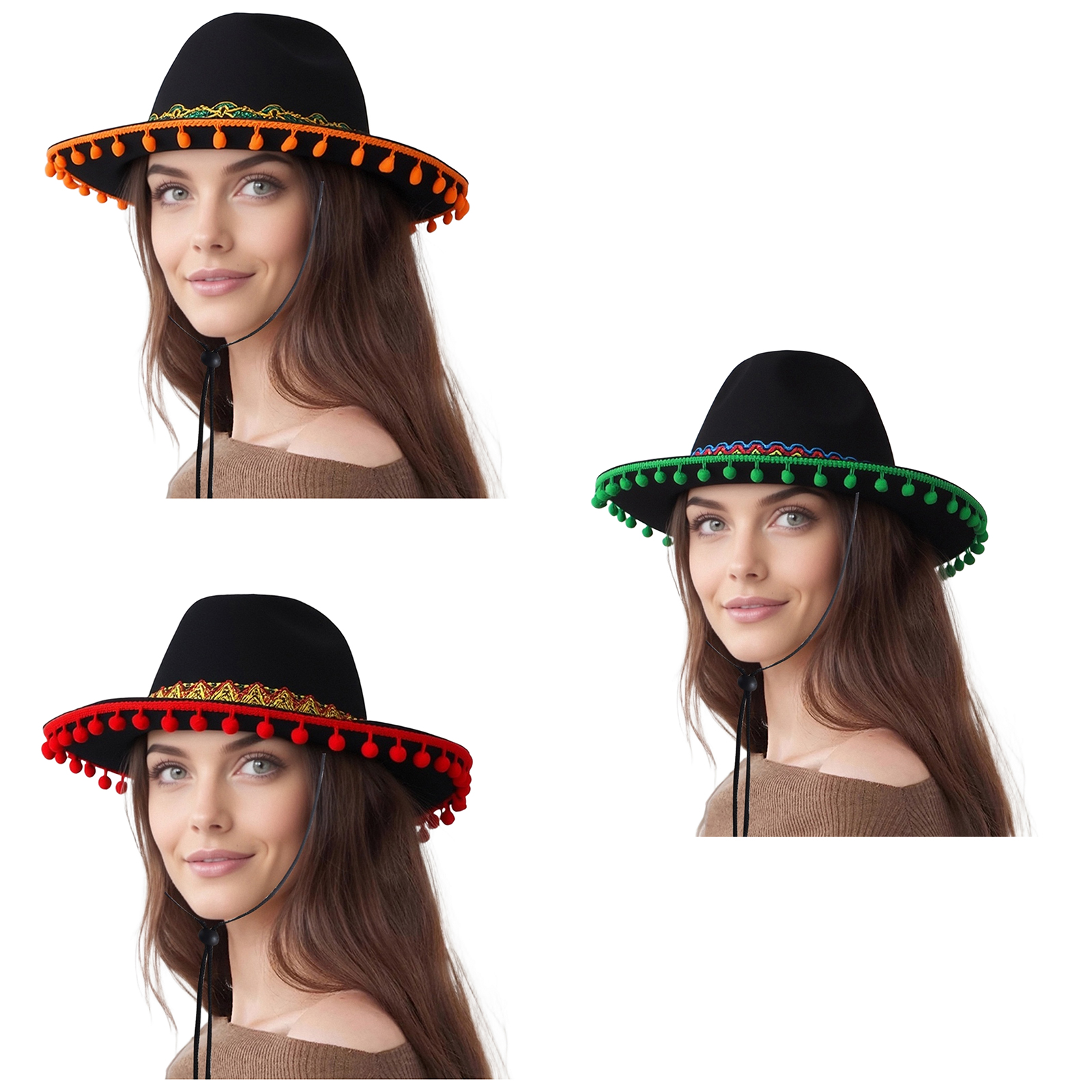 Carnival Party Mexican Hat Wid - Sun Hat Wide Brim recensione e prezzo