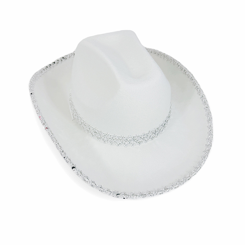 Women Men Sequin Cowgirl Hat S - Sun Hat Wide Brim recensione e prezzo