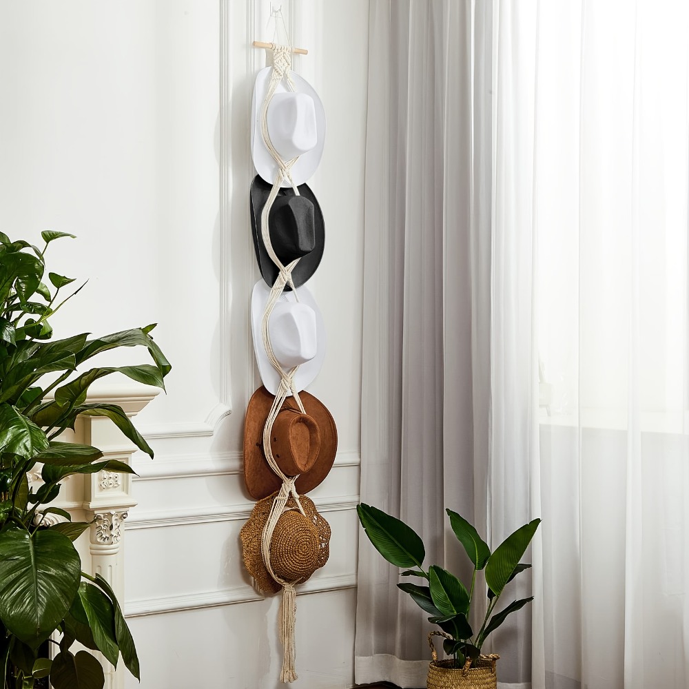 Bohemian Macrame Hat Hanger Ha - Sun Hat Wide Brim recensione e prezzo