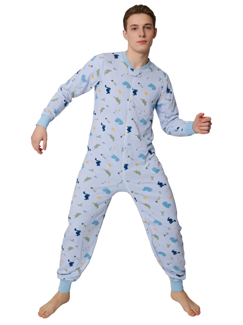 XXXL Adult Underwear Blue Dino - Baby Clothing Onesies recensione e prezzo