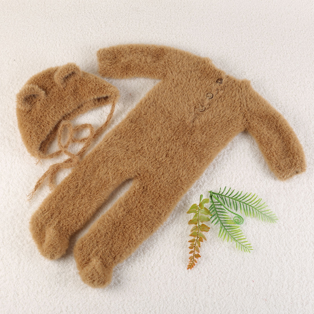 Vintage Knit Fluffy Teddy Bear - Baby Clothing Onesies recensione e prezzo