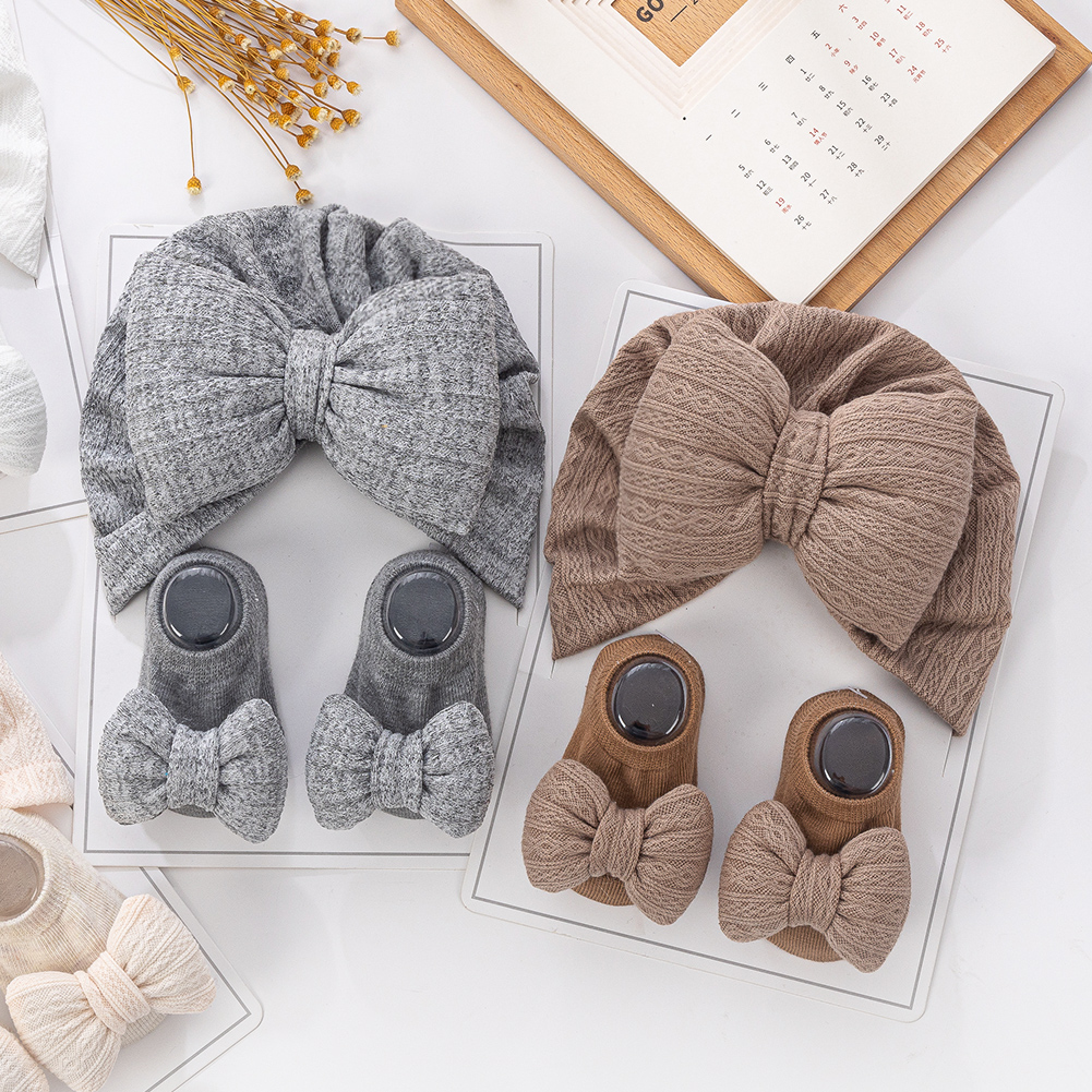 3Pcs/Set Baby Hats Socks Set B - Baby Hat Beanie recensione e prezzo