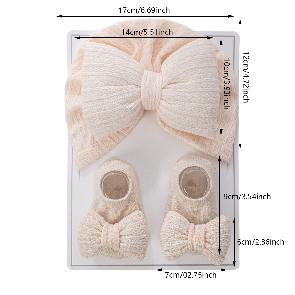 3Pcs/Set Baby Hats Socks Set B - Baby Hat Beanie recensione e prezzo