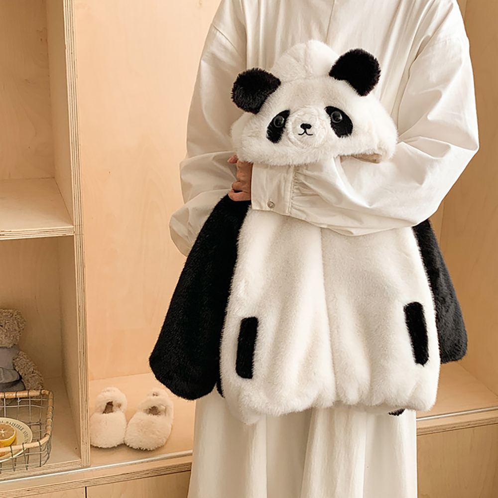Cute Panda Design Winter Furry - Baby Clothing Line recensione e prezzo