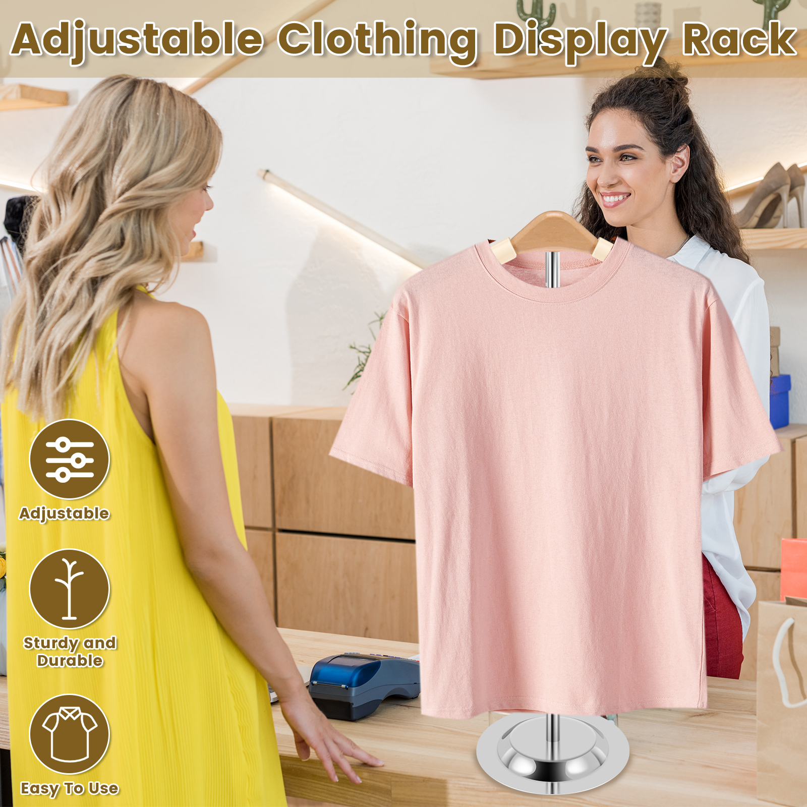 Adjustable T Shirt Display for - Baby Clothing Display recensione e prezzo
